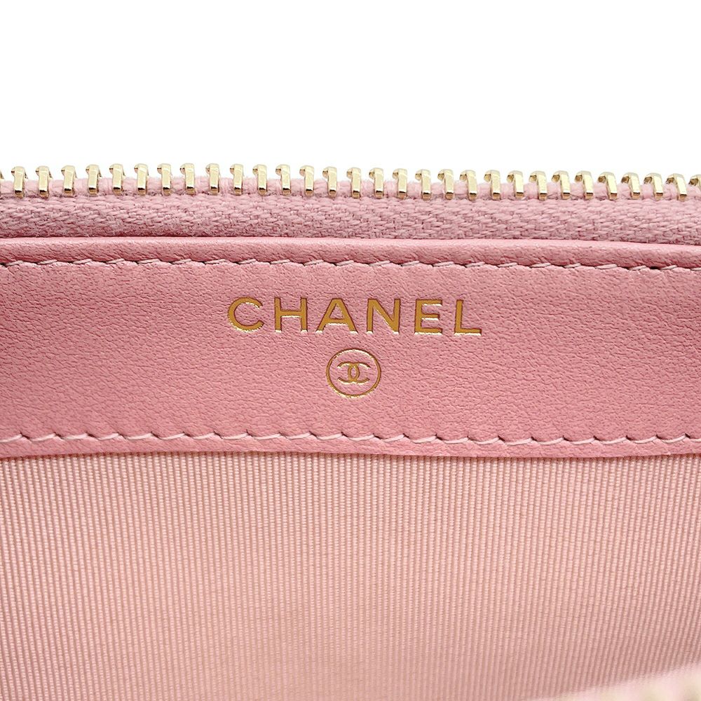 シャネル チェーンウォレット ココマーク マトラッセ キャビアスキン A82527 CHANEL ポシェット 財布