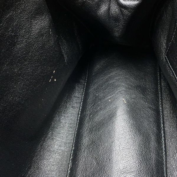 シャネル ハンドバッグ チェーンショルダー ココマーク がま口 マトラッセ ココマーク キャビアスキン CHANEL 黒