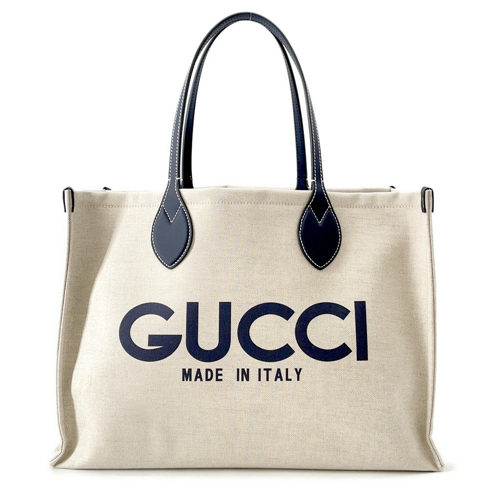 グッチ トートバッグ キャンバス/レザー GUCCI プリント 772176 GUCCI バッグ ショルダーバッグ ポーチ付き