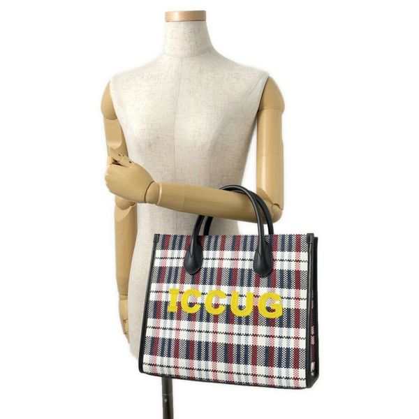 グッチ トートバッグ エンブロイダリー 659983 GUCCI バッグ 2way ショルダーバッグ チェック