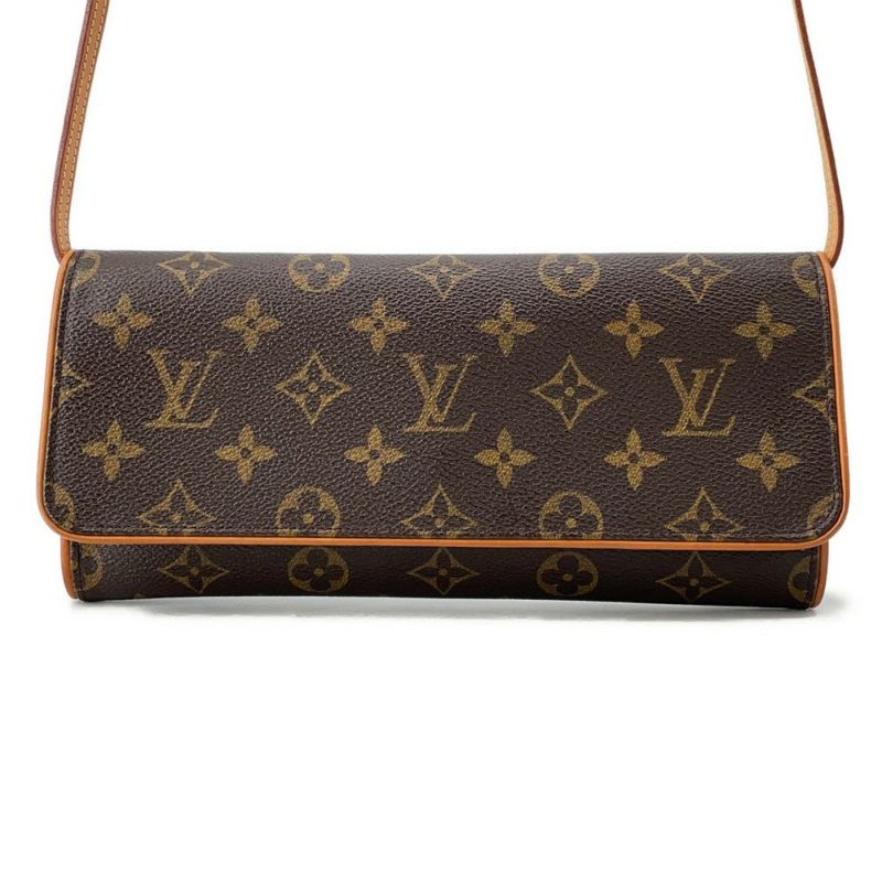 ルイヴィトン ショルダーバッグ モノグラム ポシェットツインGM M51852 LOUIS VUITTON ヴィトン バッグ