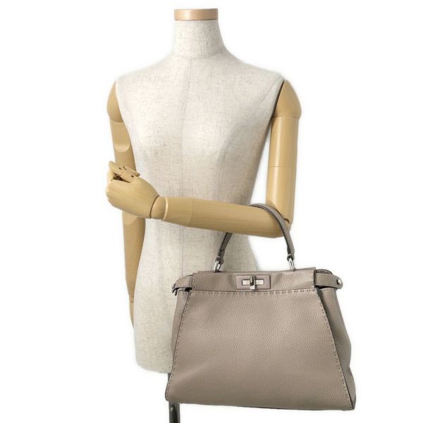 フェンディ ハンドバッグ セレリア ピーカブー レギュラー 8BN290 FENDI バッグ 2wayショルダーバッグ