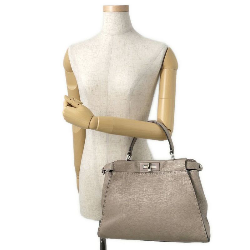 フェンディ ハンドバッグ セレリア ピーカブー レギュラー 8BN290 FENDI バッグ 2wayショルダーバッグ