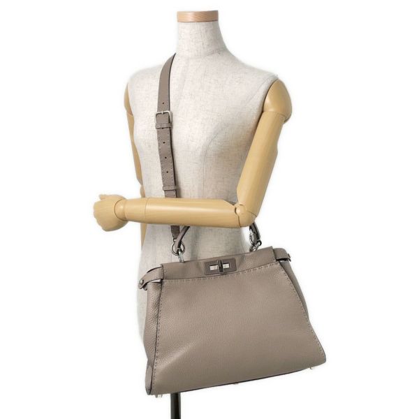 フェンディ ハンドバッグ セレリア ピーカブー レギュラー 8BN290 FENDI バッグ 2wayショルダーバッグ