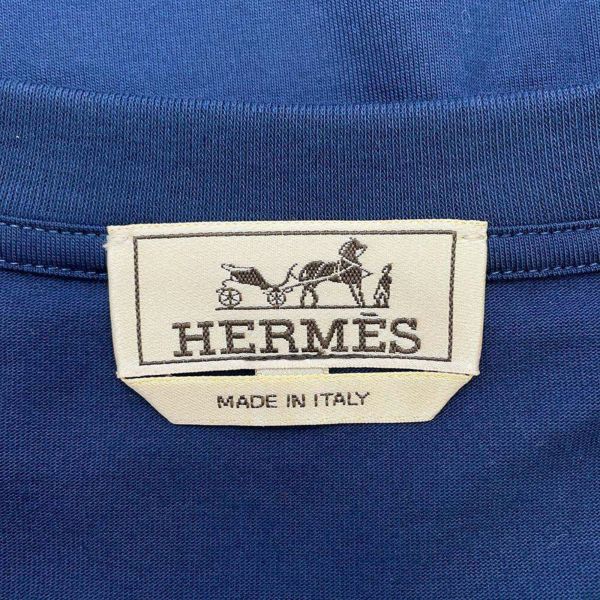 エルメス Tシャツ クォーターバッシュ コットン メンズサイズM  HERMES トップス 半袖