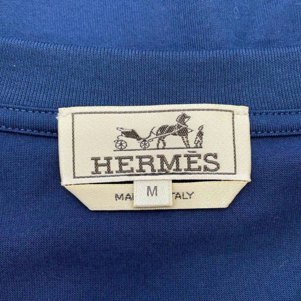 エルメス Tシャツ クォーターバッシュ コットン メンズサイズM  HERMES トップス 半袖