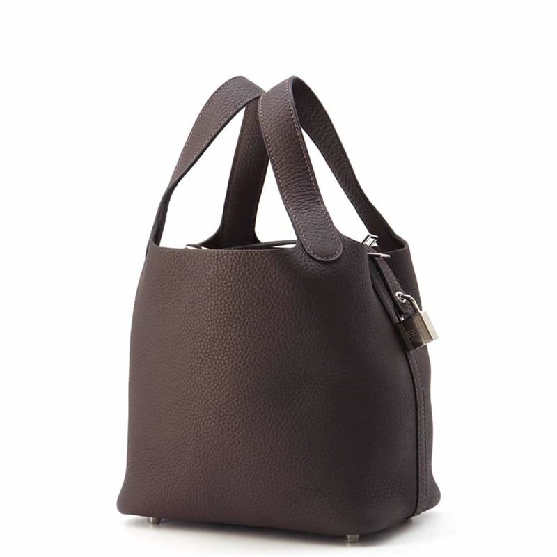 エルメス ハンドバッグ ピコタンロックPM マカサー/シルバー金具 トリヨンクレマンス U刻印