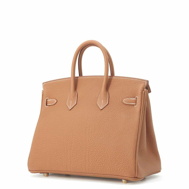 エルメス バーキン25 ゴールド/ゴールド金具 トゴ W刻印 HERMES Birkin ハンドバッグ