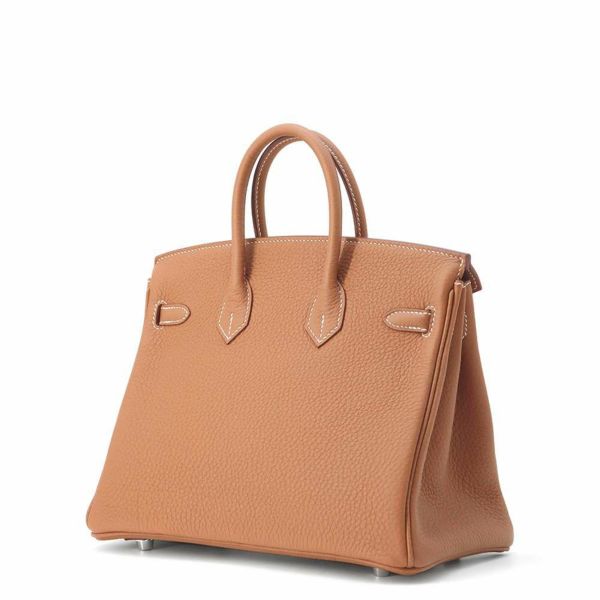 エルメス バーキン25 ゴールド/シルバー金具 トゴ W刻印 HERMES Birkin ハンドバッグ