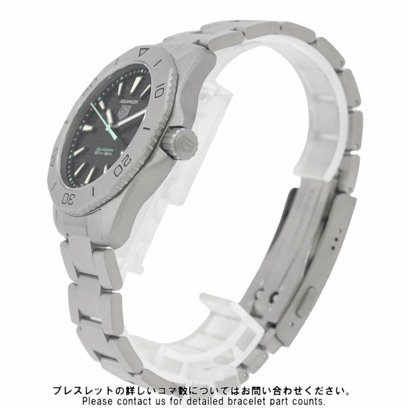 タグホイヤー アクアレーサー プロフェッショナル200 ソーラーグラフ WBP1180.BF0000 TAG Heuer 黒文字盤