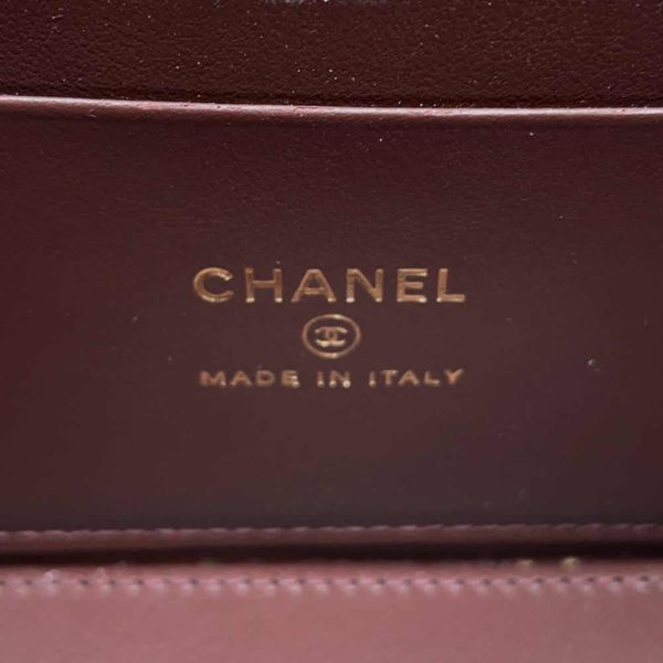 シャネル チェーンショルダーバッグ バニティ ココマーク マトラッセ キャビアスキン AP1341 CHANEL ヴァニティ 黒