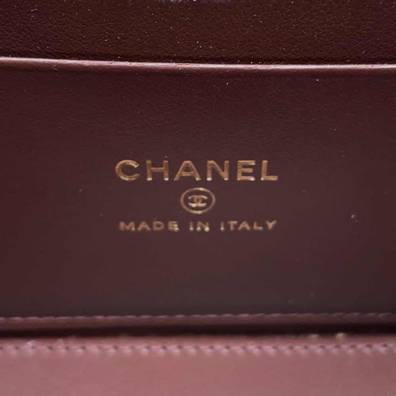 シャネル チェーンショルダーバッグ バニティ ココマーク マトラッセ キャビアスキン AP1341 CHANEL ヴァニティ 黒