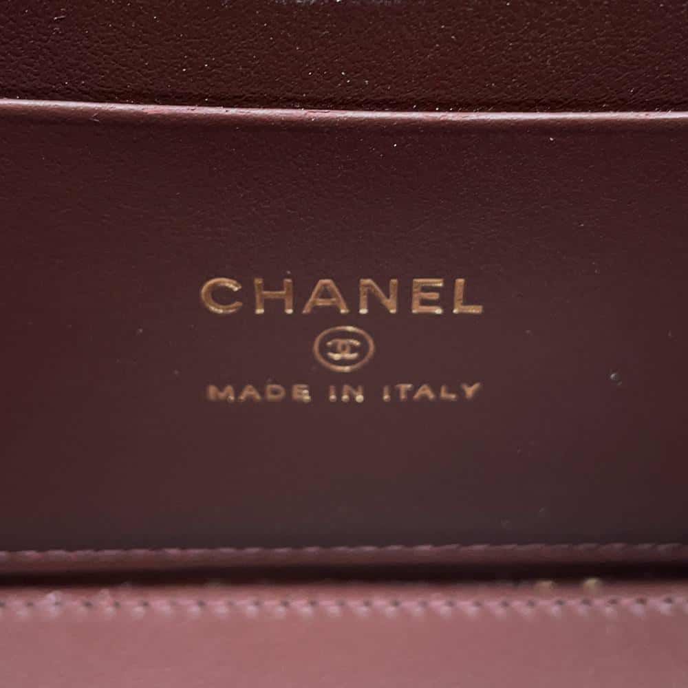 シャネル チェーンショルダーバッグ バニティ ココマーク マトラッセ キャビアスキン AP1341 CHANEL ヴァニティ 黒