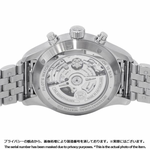 IWC パイロットウォッチ クロノグラフ IW378004 腕時計 ブルー文字盤