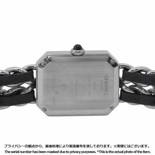 シャネル プルミエール L H0451 CHANEL 腕時計 レディース 黒文字盤