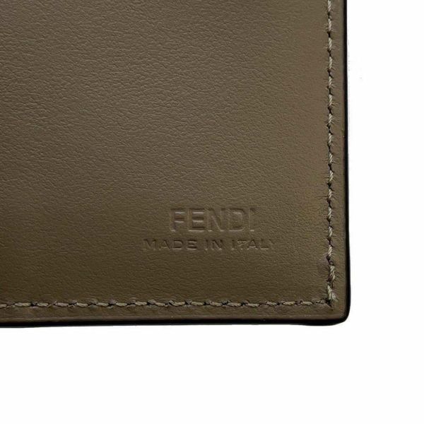 フェンディ 二つ折り財布 エフイズフェンディ 8M0387 FENDI 財布 折りたたみ ベージュ