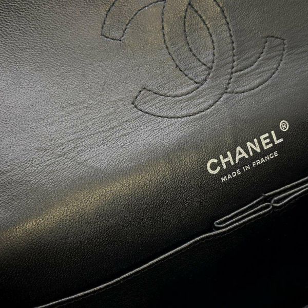 シャネル チェーンショルダーバッグ マトラッセ ココマーク ソフトキャビアスキン A01112 CHANEL バッグ 黒