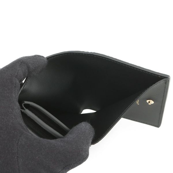 ルイヴィトン 三つ折り財布 トリヨンレザー ポルトフォイユ・カプシーヌ タイニー M12149 ブラック 黒
