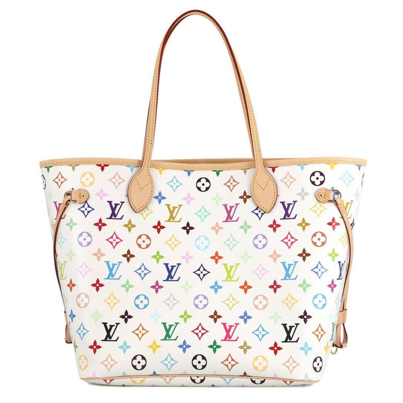 ルイヴィトン トートバッグ モノグラム LV × TM ネヴァーフルMM ポーチ付き M27787 村上隆 コラボ