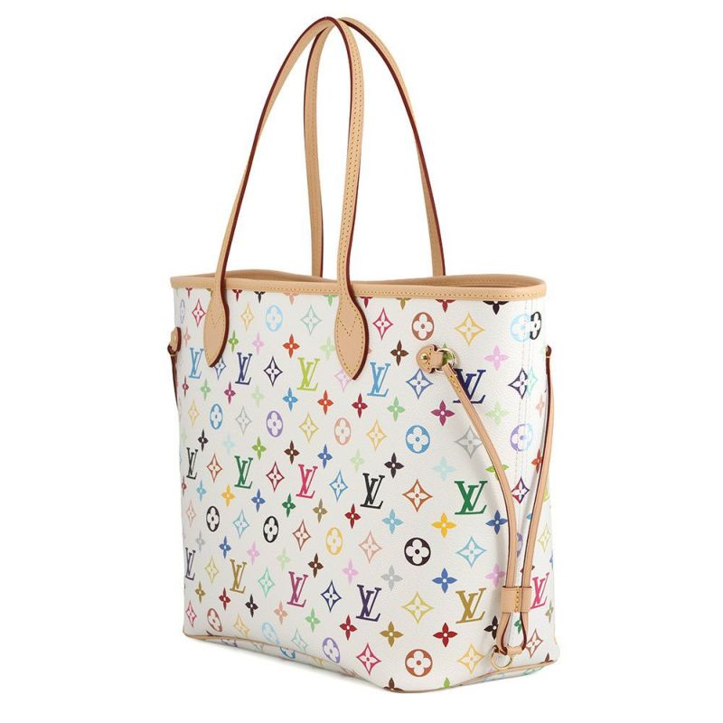 ルイヴィトン トートバッグ モノグラム LV × TM ネヴァーフルMM ポーチ付き M27787 村上隆 コラボ