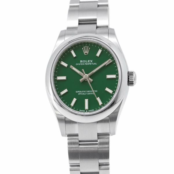 ロレックス オイスターパーペチュアル31 ランダムシリアル ルーレット 277200 ROLEX 腕時計 レディース グリーン文字盤