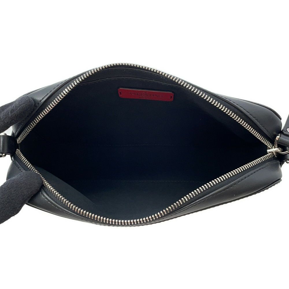 ヴァレンティノ・ガラヴァーニ ショルダーバッグ VLTNロゴ レザー 4Y2B0704WJW VALENTINO バッグ 黒