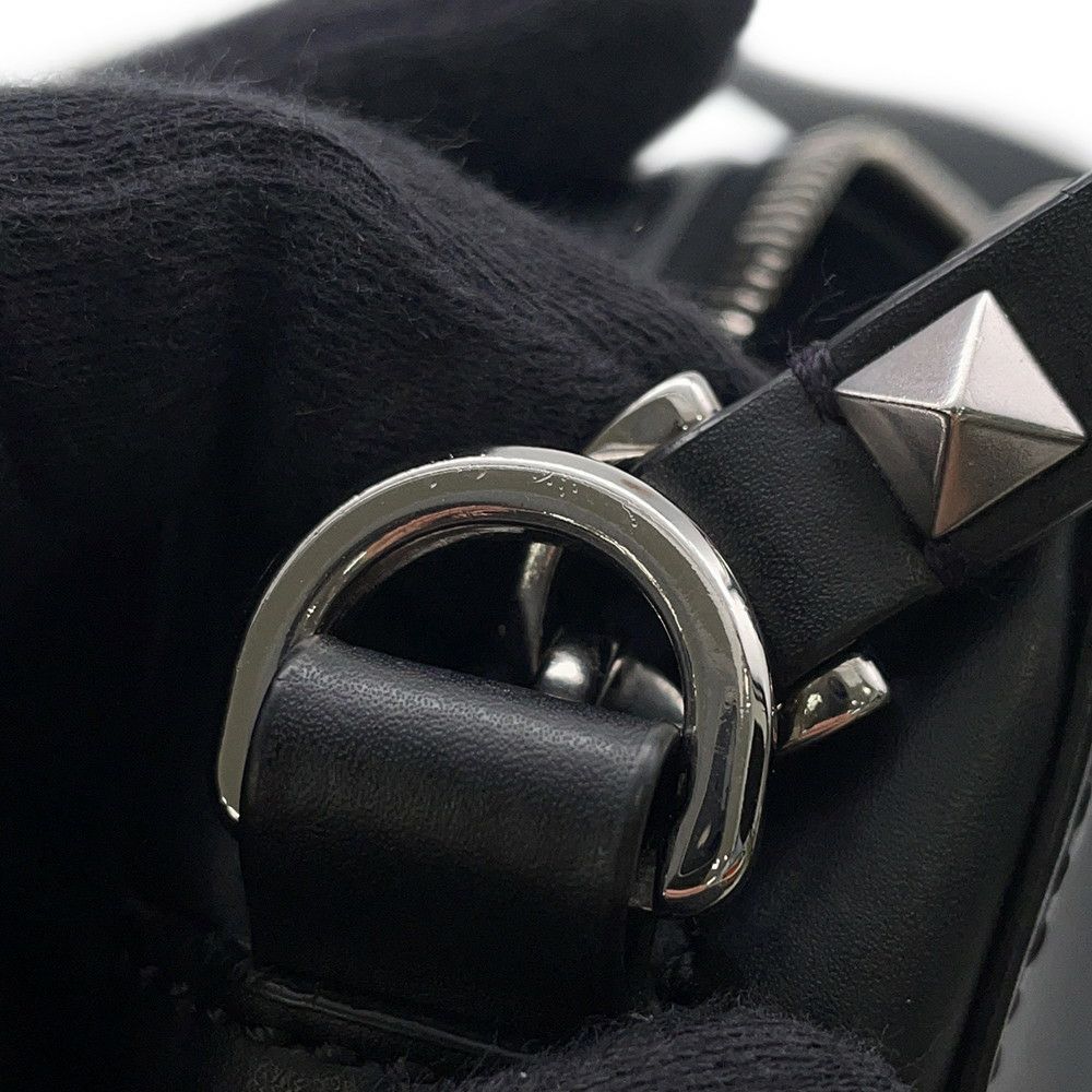 ヴァレンティノ・ガラヴァーニ ショルダーバッグ VLTNロゴ レザー 4Y2B0704WJW VALENTINO バッグ 黒