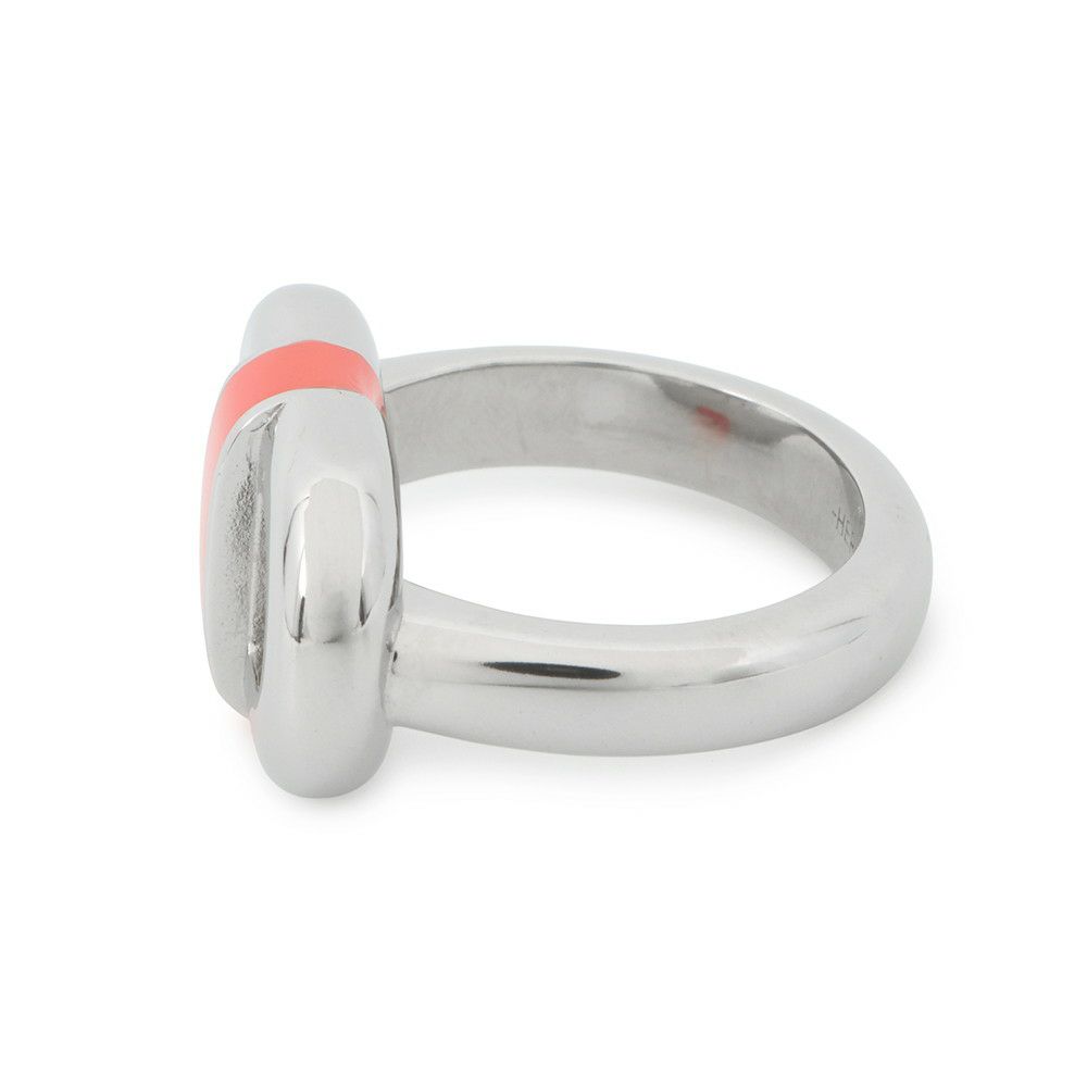 エルメス リング マイヨン  オランジュ・フィールド/シルバー金具 サイズT50 HERMES メンズ 指輪