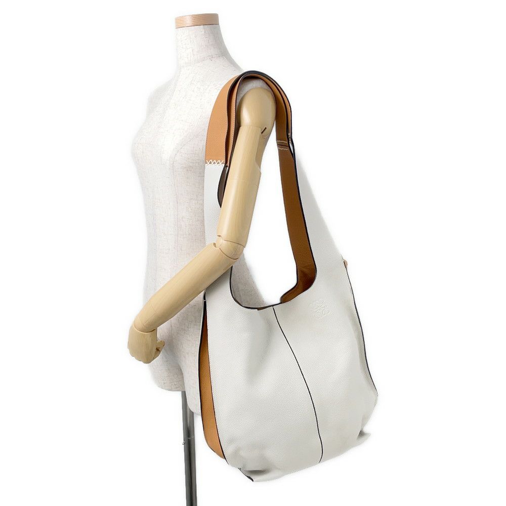 ロエベ トートバッグ カラーブロック ホーボー レザー LOEWE ２way ハンドバッグ