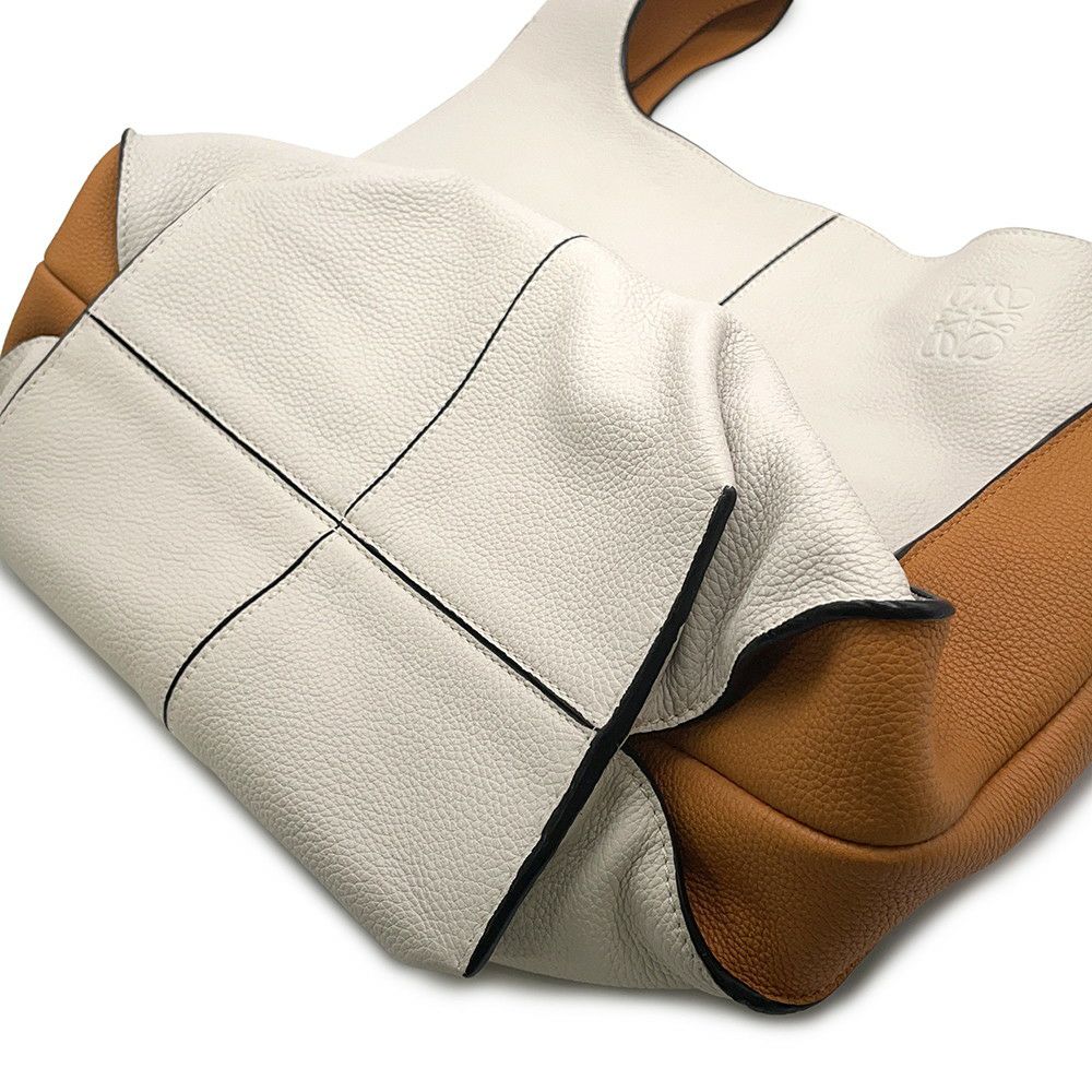 ロエベ トートバッグ カラーブロック ホーボー レザー LOEWE ２way ハンドバッグ