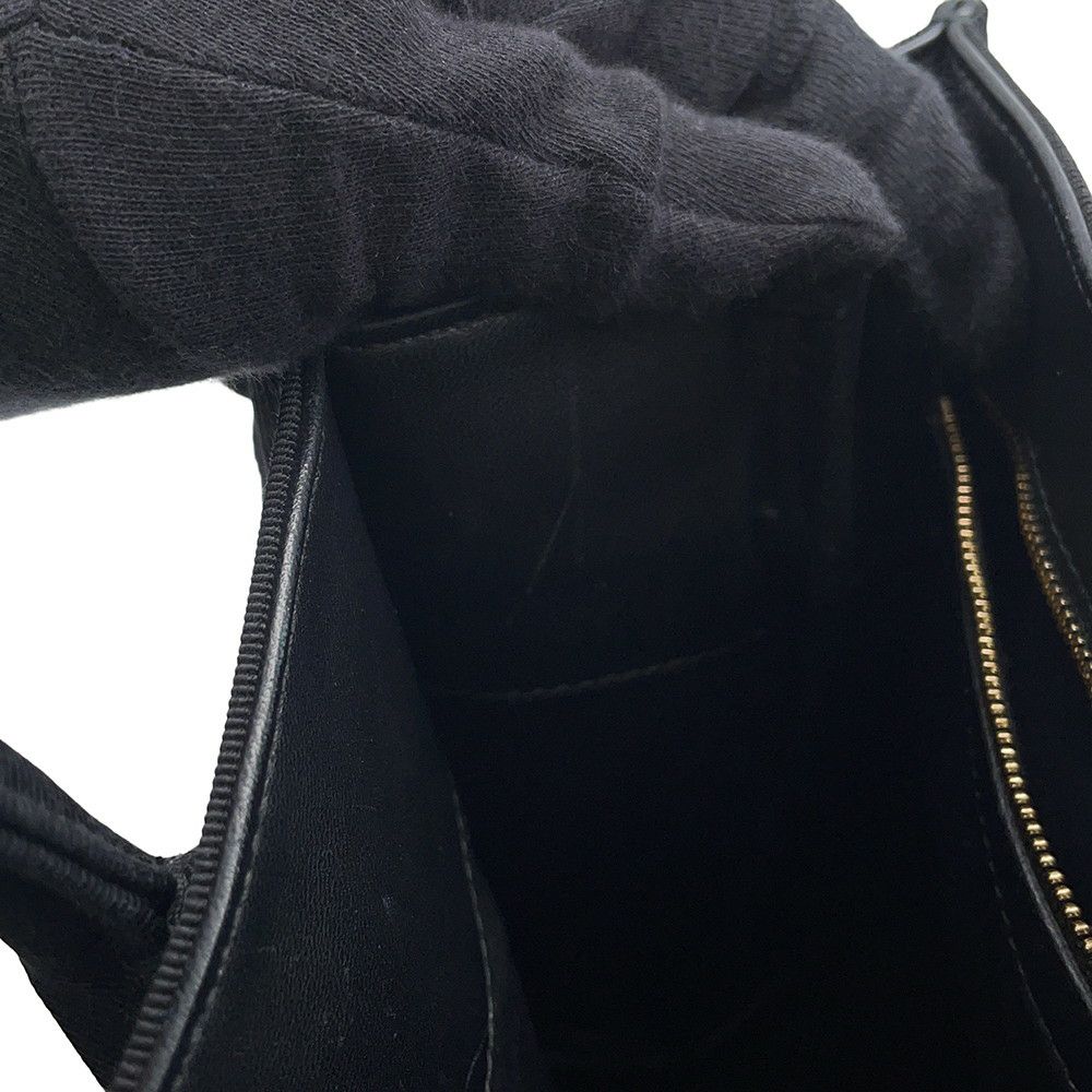 サルヴァトーレ・フェラガモ ハンドバッグ ロゴ ファブリック 214988 Ferragamo バッグ 黒