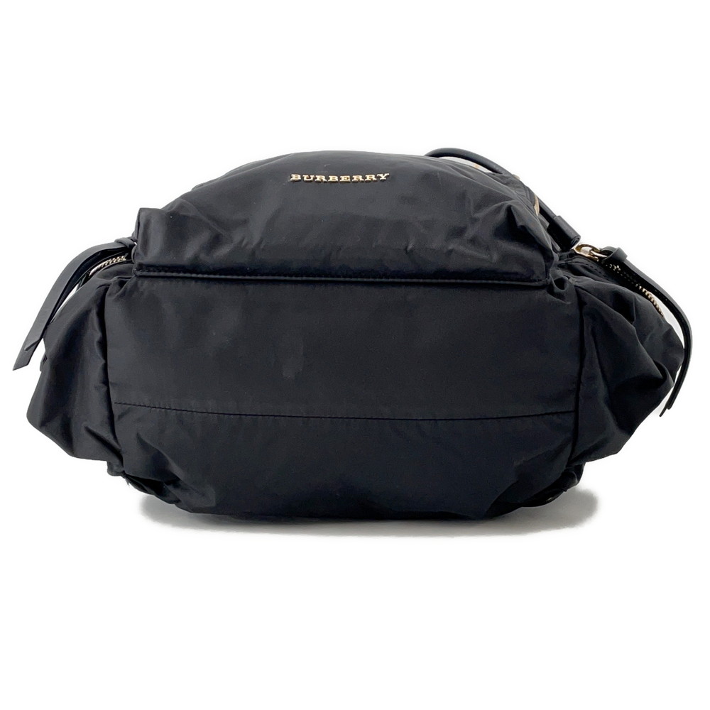 バーバリー リュック ロゴ バックパック ナイロン 4033282 BURBERRY 黒