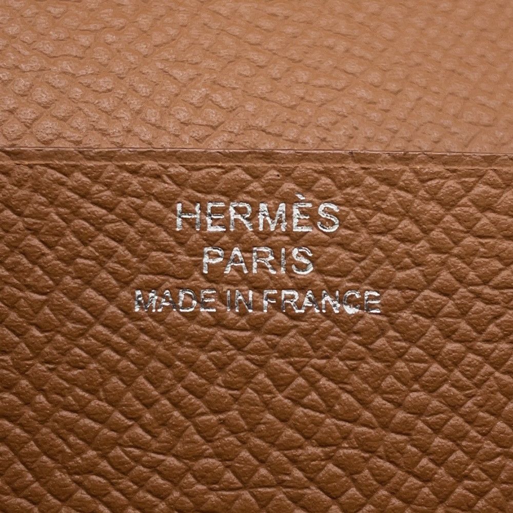 エルメス 長財布 ベアンスフレ ゴールド/シルバー金具 エプソン C刻印 HERMES 財布