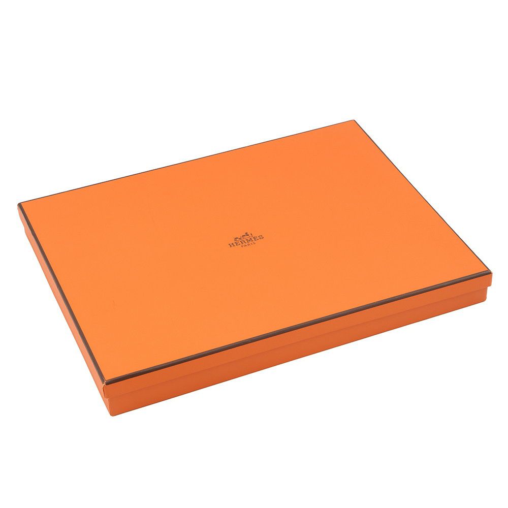エルメス ポーチ ピロ ブルーフランス/ラッカー金具 ラムスキン B刻印 HERMES バッグ