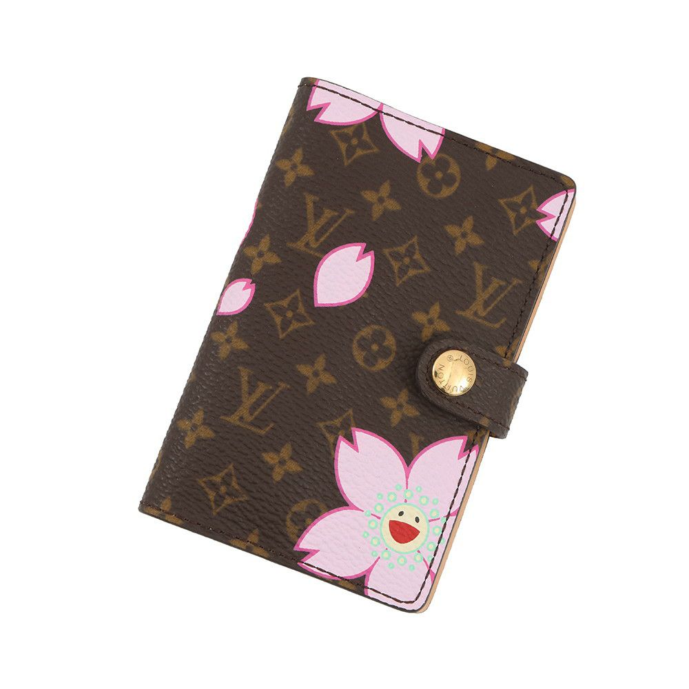 ルイヴィトン 手帳カバー モノグラム・チェリーブロッサム アジェンダ ミニ 村上隆 コラボ M92021 LOUIS VUITTON 手帳