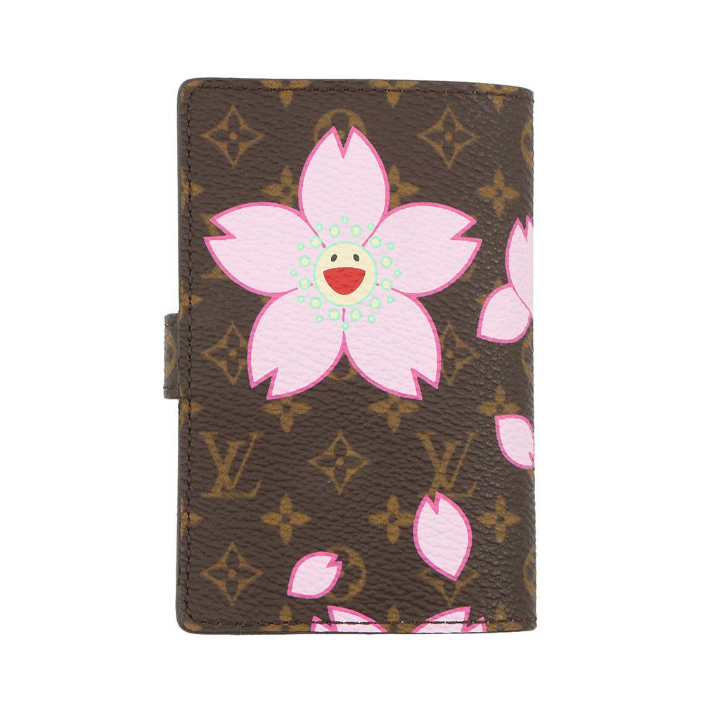 ルイヴィトン 手帳カバー モノグラム・チェリーブロッサム アジェンダ ミニ 村上隆 コラボ M92021 LOUIS VUITTON 手帳