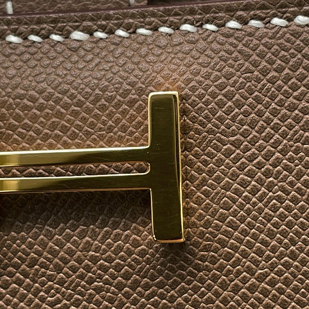 エルメス カードケース ベアン ミニ エトゥープ/ゴールド金具 ヴォーマダム K刻印 HERMES 名刺入れ