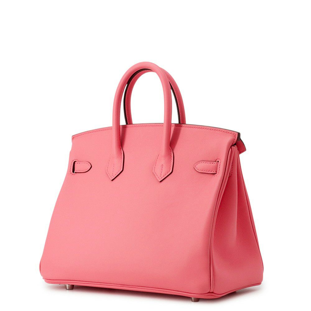 エルメス バーキン25 ローズアザレ/シルバー金具 スイフト Y刻印 HERMES Birkin ハンドバッグ