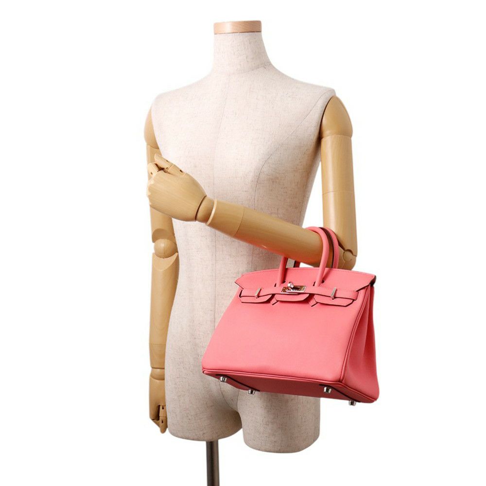エルメス バーキン25 ローズアザレ/シルバー金具 スイフト Y刻印 HERMES Birkin ハンドバッグ