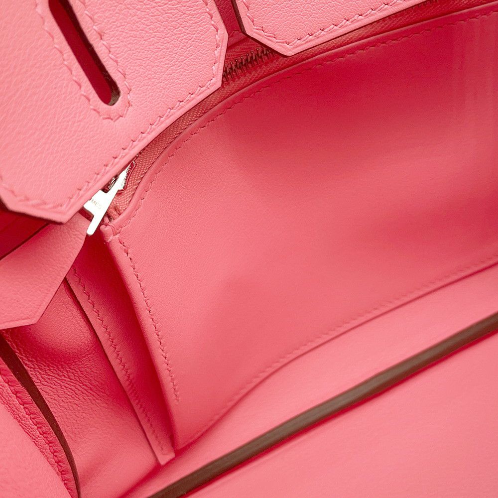 エルメス バーキン25 ローズアザレ/シルバー金具 スイフト Y刻印 HERMES Birkin ハンドバッグ