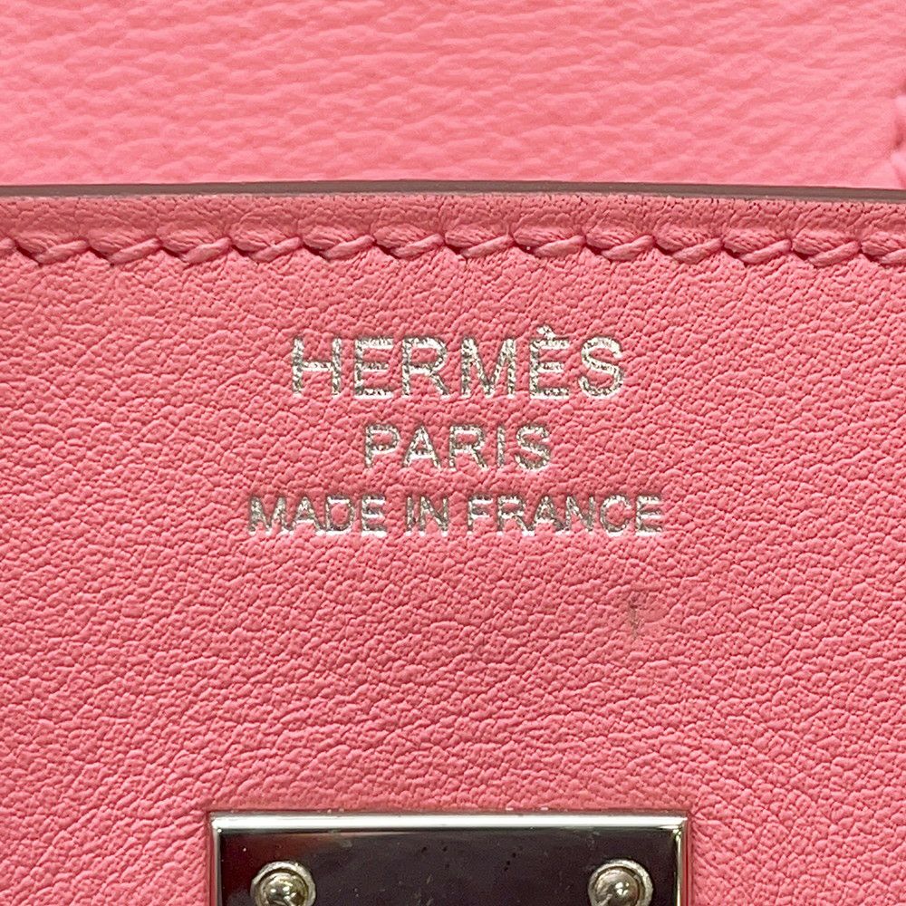 エルメス バーキン25 ローズアザレ/シルバー金具 スイフト Y刻印 HERMES Birkin ハンドバッグ