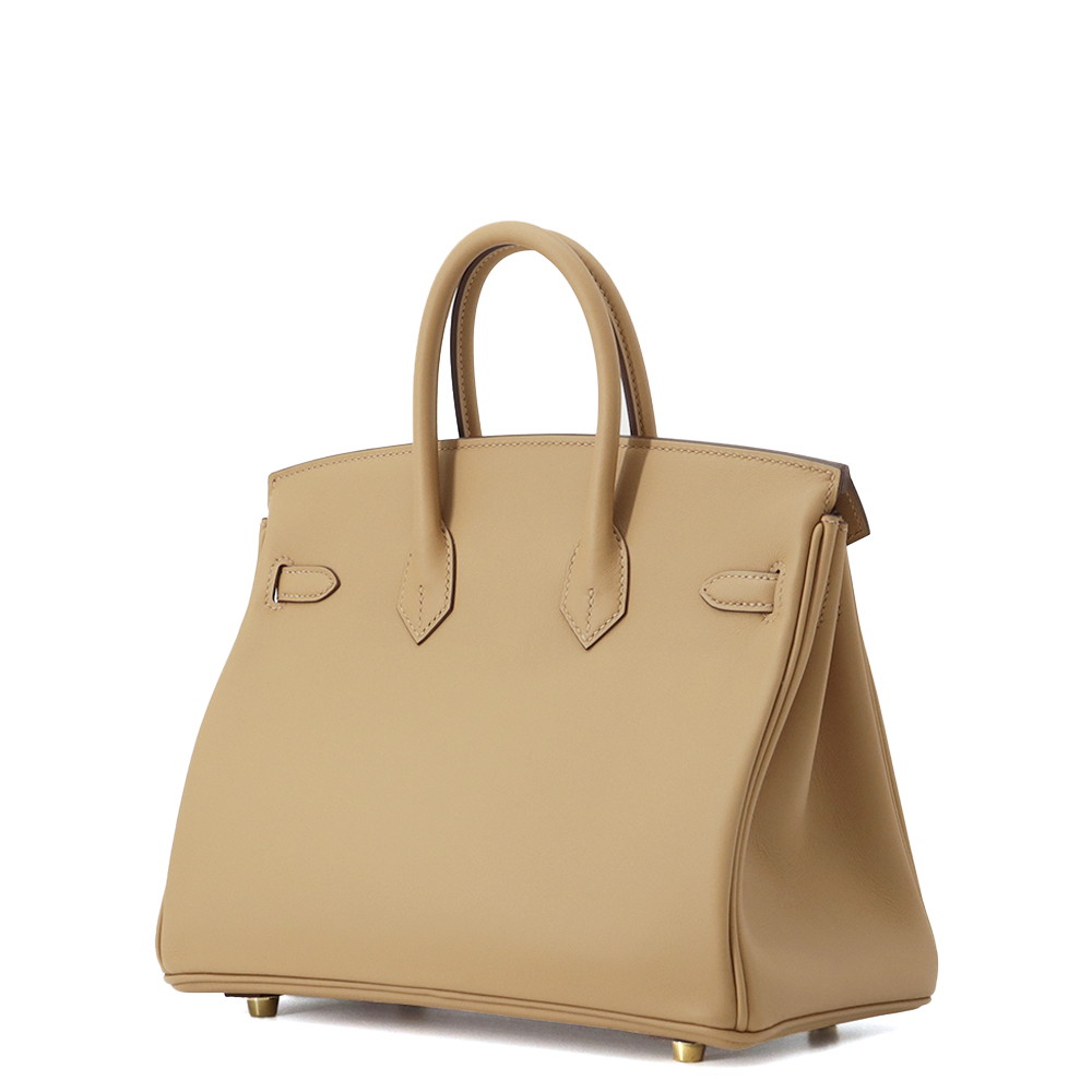 エルメス バーキン25 ビスキュイ/ゴールド金具 スイフト K刻印 HERMES Birkin ハンドバッグ