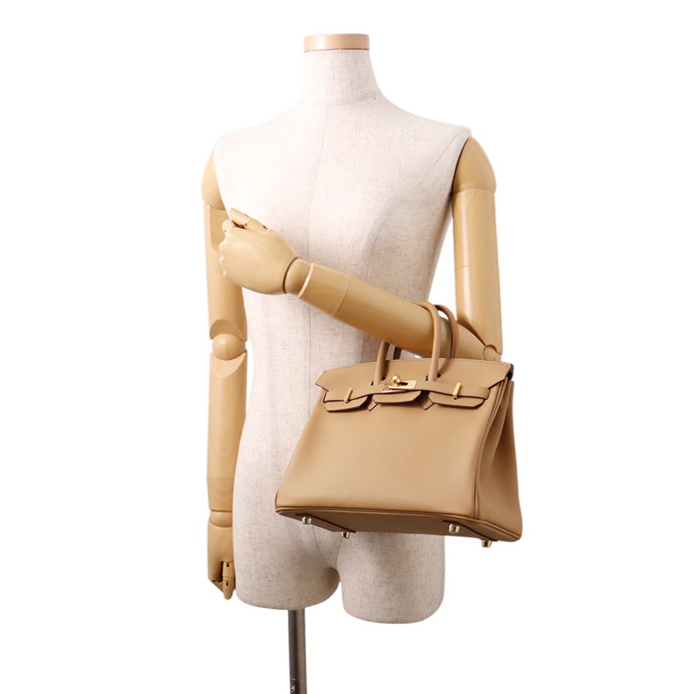 エルメス バーキン25 ビスキュイ/ゴールド金具 スイフト K刻印 HERMES Birkin ハンドバッグ