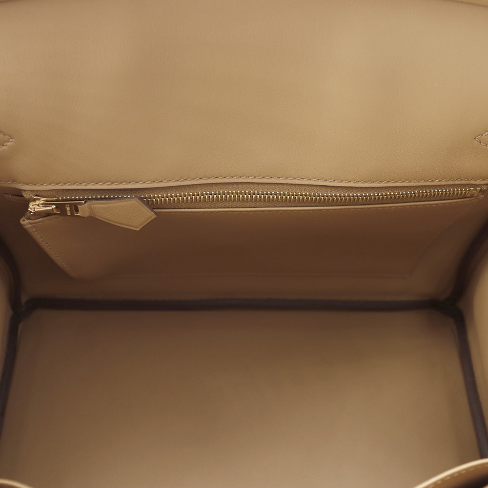 エルメス バーキン25 ビスキュイ/ゴールド金具 スイフト K刻印 HERMES Birkin ハンドバッグ