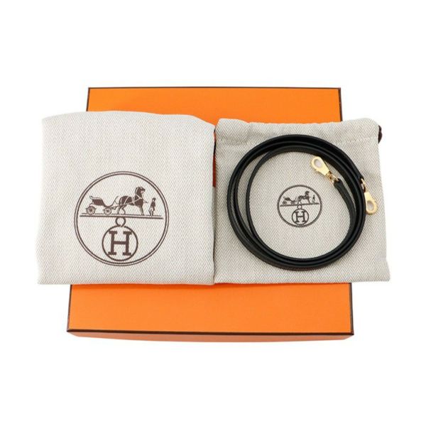 エルメス ハンドバッグ ミニケリー2 外縫い ブラック/ゴールド金具 エプソン K刻印 ２wayショルダー 黒