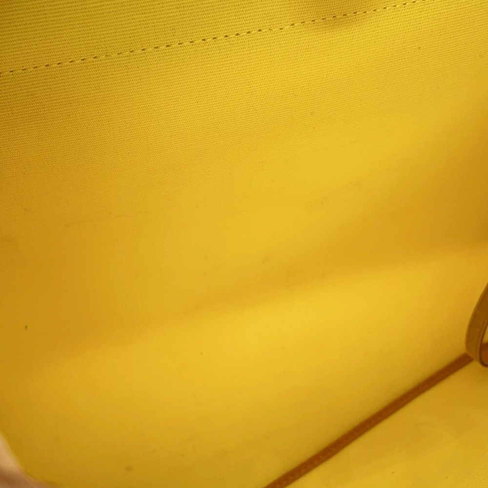 エルメス エールバッグジップPM ルトゥルネ シトロン/ナチュラル/シルバー金具 トワルオフィシエ/ヴァッシュハンター B刻印 ２way