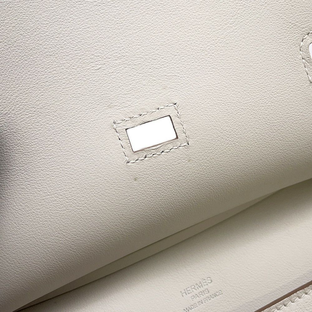 エルメス ジプシエール ミニ グリスペール/シルバー金具 スイフト K刻印 バンドリエール サングル コルダージュ