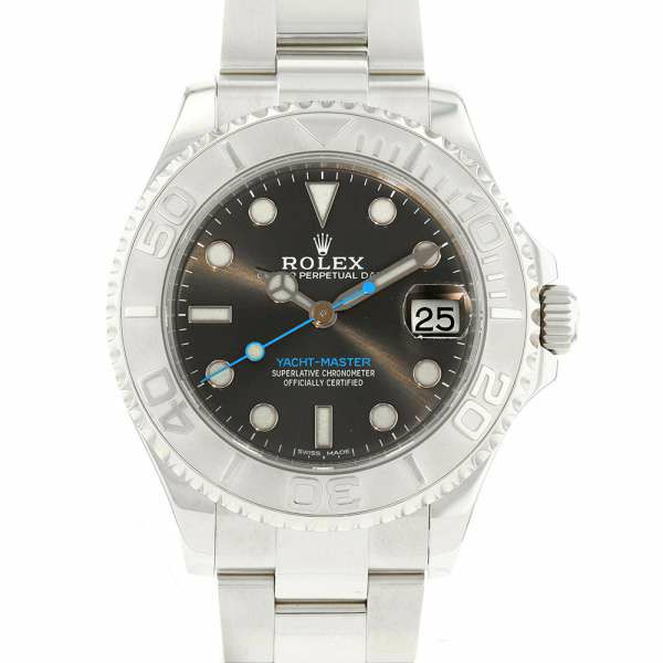 ロレックス ヨットマスター ダークロジウム ランダムシリアル ルーレット 268622 ROLEX 腕時計 プラチナ
