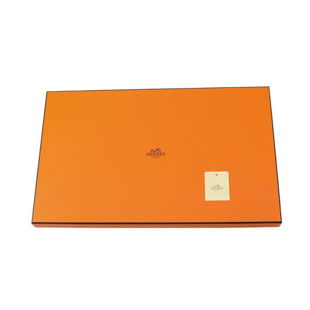 エルメス マフラー ダブルフェイス グリ・フランネル / コートジボワール HERMES ストール