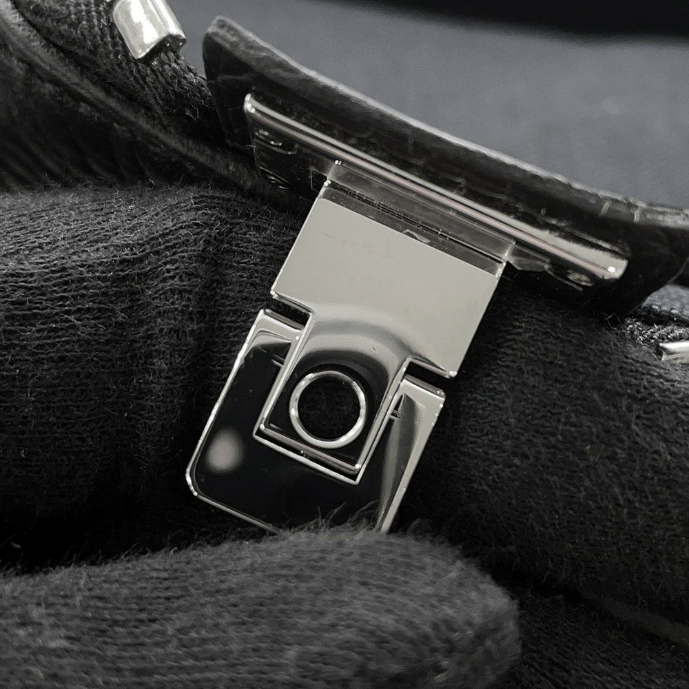 エルメス ブリーフケース ヴィクトリア2 12H ブラック/シルバー金具 トリヨンクレマンス W刻印 メンズ 黒